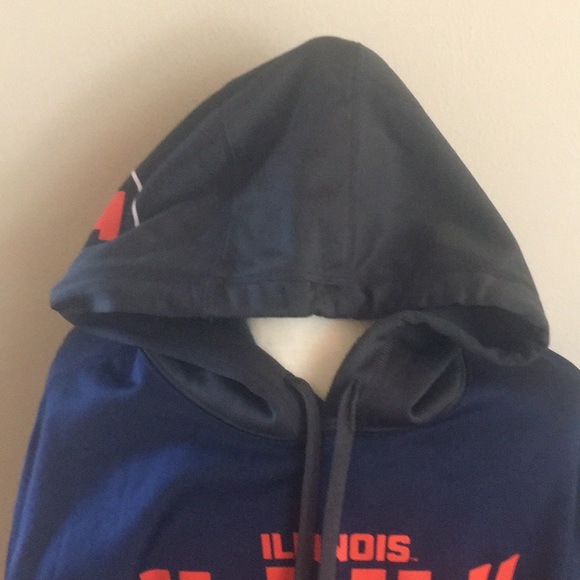 University of Illinois Nike Hooded Sweatshirts - Picture 2 of 3